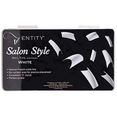 Entity® Salon Style Nail Tips - White